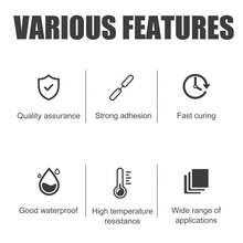 Multi Functional Ceramic Waterproof Transparent Adhesive (50g), Quick Drying Adhesive For Glass And Wood, Universal Adhesive - Grey - View 5