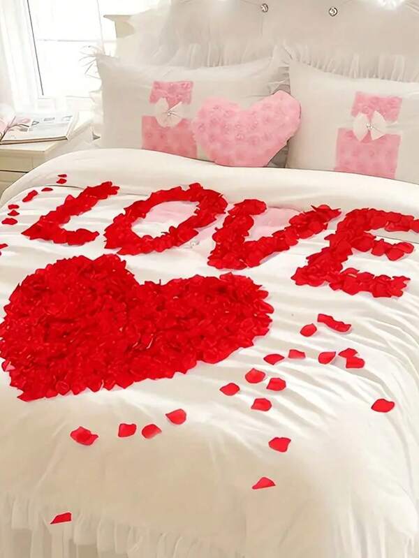 2000 Pcs/Bag Of Red Rose Petals, Realistic Floral Decorations, Romantic Wedding Party Decorations, Elegant Floral Arrangements, Reusable Scattered Petals For Event Beautification, And Home Styling. Suitable For Wedding And Valentine's Day Wreaths, Wedding Room Decorations, Party, Birthday, Holiday Decorations, Garden And Interior Decorations, Anniversary Celebrations, Photo Backdrops, Wedding Ceremonies, And Romantic Event Decorations.