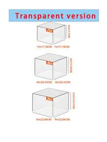 Conjunto de 6/1 peças de suporte para bolo em acrílico branco, suporte para bolo em acrílico de 3 a 8 polegadas, suporte para bandeja de bolo, caixa de armazenamento, adequado para cupcakes e bolos redondos, suporte para exposição branco, fundo oco, suporte elegante para exposição de sobremesas, caixa para exposição de bolos, adequado para festas, casamentos, reuniões, cupcakes, doces, multifuncional, sem necessidade de energia, adequado para férias, praia, coleção de banheiro