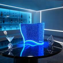 Modern Acrylic RGB LED Desktop Lamp With Music Sync Smart APP And Remote Control Dimmable Gaming Light Cool Music Reactive Lighting Extra Thick Material Premium Gift Box Christmas Present