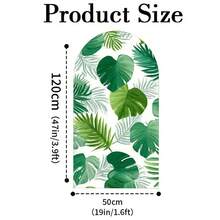 1pc/65pcs 2D Flat Animal Theme Wedding Arch Backdrop, Birthday Baby Shower Party Decor, Green Leaves Elastic Fabric Background (Stand Not Included) - Multicolor - View 20