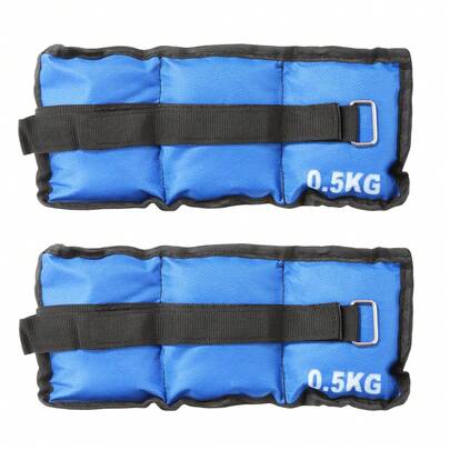 2Pcs Leggings Sandbag Adjustable Ankle Wrist Weight Training Exercise Wrist Straps Gym Power Training Run Movement Sandbag 1/2/3kg