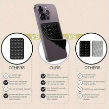 2pcs Silicone Suction Cup Mobile Phone Holder, Reusable Grip Phone Stand, Friends Compatible With IPhone, Android Phone, Gift For Birthday, Family, Friends Gifts Birthday Bathroom Phone Accessories Sticky Stand - Multicolor - View 7