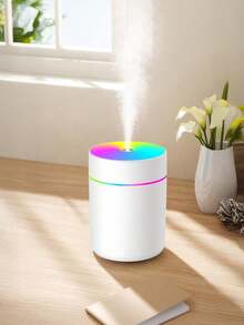 [Grande Nebbia e Ultra-Silenzioso] 1 Pezzo Mini Umidificatore d'Aria per Auto - 180ml per Auto/Scrivania, Diffusore di Oli Essenziali, Alimentato USB. Disponibile in Nero e Bianco con Design Minimalista. Fornisce Idratazione Continua, Adatto per Auto, Ufficio, Camera da Letto, Stanza delle Piante e Decorazione della Casa. Un Piccolo Regalo per Aumentare la Felicità. - Bianco e nero - Visualizzare 10