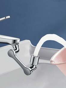 1PC Silver Robotic Arm Universal Faucet With Rotatable Water Outlet And Extended Spout Aerator,Kitchen,Tap Attachment - Multicolor - View 7