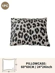 1pc/2pcs/4pcs Leopard Print Pillowcase (Pillow Insert Not Included), Soft & Comfortable, Suitable For All Seasons - Multicolor - View 40