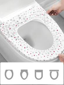 一次性马桶座套独立包装，采用无纺布制成，是旅行必需品，适用于公共卫生间、飞机、露营的旅行配件