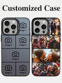 1pc Personalized DIY Design Fixed Full Print Striped Customizable Name Phone Case, Timeless And Fashionable. 1pc Customized Matte Black Wedding Lens Phone Case, SuitabCompatible With Appleple XR, 11, 13, 14, 15 And 16 Pro Max. It Is Clear, Fashionable, Colorful, Cute, Minimalist, And Perfectly Matches Your Phone. It Is A Unique Personalized Gift For Friends, Girlfriends And Mothers.