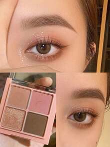 Rom&nd Better Than Eyes 眼影盘 02 干玫瑰色，基础眼影盘，4 色日常自然色调，丝绒质地，易于晕染，色彩鲜艳，哑光和珠光双色，显色度高，持久不脱妆，韩式彩妆，礼盒装 - 02 Dry Rose - 查看 7