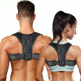 Back Support Posture Correctors Suitable For Men And Women In Autumn And Winter, Shoulder Straighteners, Adjustable Full Back Support, Upper And Lower Back Relief - Scoliosis, Hunchback, Hump, Thoracic Spine, Spinal Correctors Exercise Waist Belt Suitable For Workout Home Sports And Walk