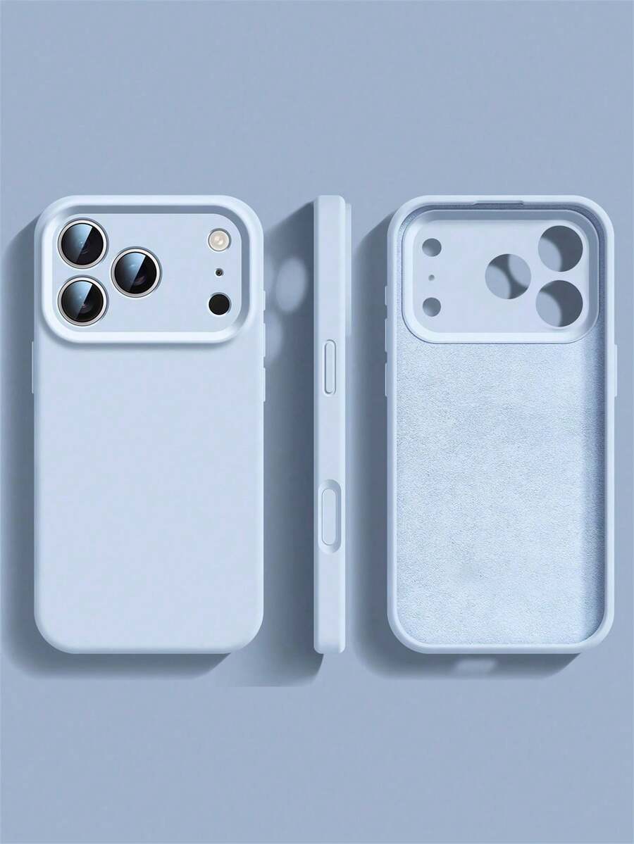 高品质液态硅胶手机壳，兼容 17 Pro Max、17 Pro、17 Air、17、16、15、14、13、12、11 Pro Max Plus，触感柔软，防震保护套