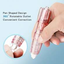 New Spring Product - Retractable White Correction Tape - Correction Tape Pen, Convenient To Use Cute Pencil-Shaped Eraser Applicator, Instantly Corrects Mistakes, Suitable For Office Supplies - Back To School Stationery