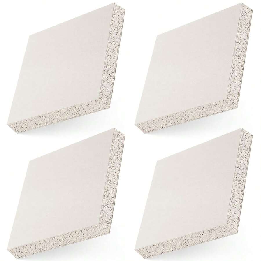 Amylove Drywall Repair Panel Drywall Patch Panel For Wall Repair(4 Pieces,6" X 6" X 1/2")