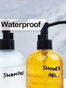 160pcs Waterproof White Labels Stickers, Classroom, Office, Home, Storage Boxes, Moving, File Folders, Marking Stickers, Note Taking - Easy To Write On And Remove