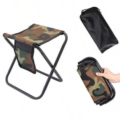 Portable Folding Outdoor Chair - Lightweight Camping Stool For Fishing, Beach And Picnic Travel Camping Chairs Portable Folding Stool