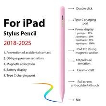 Kompatybilny z Apple Pencil, kompatybilny z iPad Air 11/5/4/3, M3/M2, A16, Pro 13/11, M4, 12,9 cala, iPad Mini 6/7, bateria 120 mAh, idealny prezent dla matki, rodziny, przyjaciół, dzieci, na urodziny, święta, a także dobry wybór akcesoriów do telefonów komórkowych. - Wielokolorowe - Zobacz 7