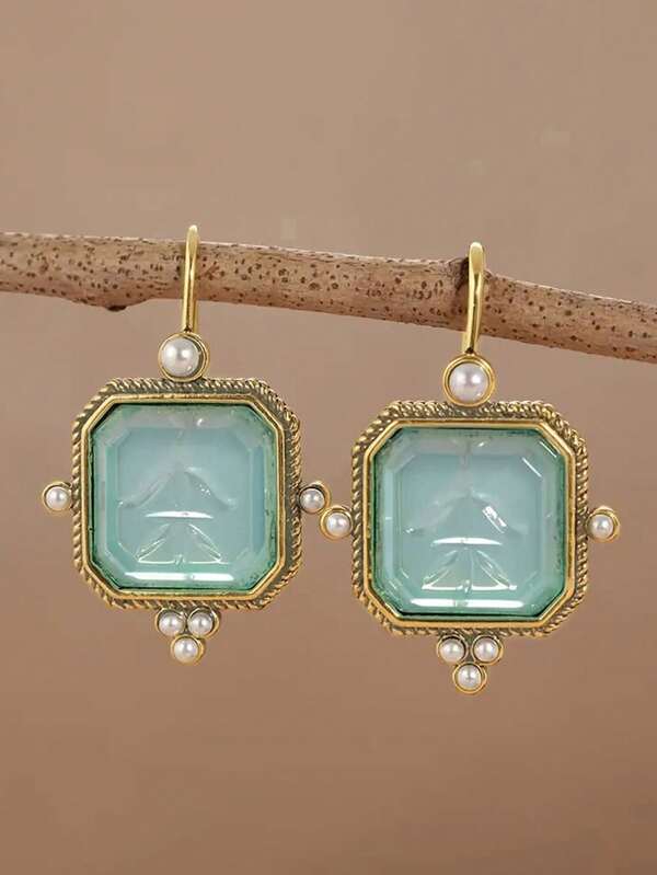 1 Paar modische Hängeohrringe für Frauen für Party, Verlobung, Jahrestag, Schmuck, Valentinstag Geschenk