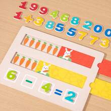 Children's Math Learning Puzzle Toys, Early Education Intelligent Number Operation Game With Sliding Track, Fun Learning - Multicolor - View 6