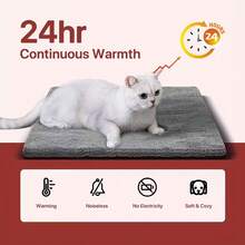 1pc Plush Self-Heating Warm Hamster/Rabbit Sleeping Mat, Soft Cushion Pad, Removable & Washable, Suitable For Small Pets/Cats In Autumn/Winter - Multicolor - View 4