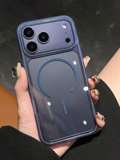 Luxury Matte Side High Transparency Magnetic Case Compatible With IPhone 17 Pro Max 17 Pro 17 Air 17 16 15 14 13 12 Pro Max 11 Case Wireless Charge Cover Shockproof