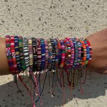 12pcs Bohemian Color Hand Rope Unisex Bracelet - 12pcs - View 11