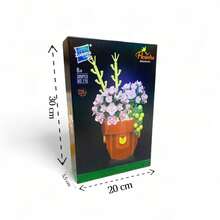 Set de Flores Armables Con Macetitas. - Multicolor - Ver 3
