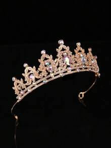 1 pieza Diadema de princesa con strass de lujo para niñas - Multicolor - Ver 4