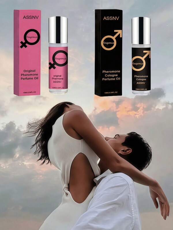 10ml Aceite de perfume con feromonas de firma para mujeres, aroma floral afrutado, fragancia de larga duración, diseño portátil, adecuado para el trabajo, reuniones, citas, viajes, aumenta la confianza y la elegancia, gran regalo para seres queridos, amigos y novias