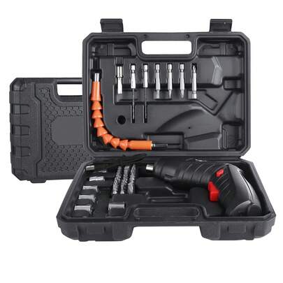 47 In 1 Electric Screwdriver, 3.5N.M Max Torque Cordless Screwdriver Tool Rotated 90 Degrees With Rechargeable Battery & LED Light For Home DIY Tools