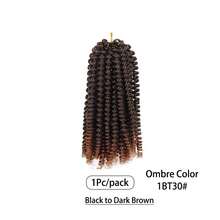 30 hebras/paquete Cabello trenzado de primavera para Locs de mariposa, Locs suaves, Trenzas de ganchillo cortas y esponjosas de 12 pulgadas, Extensiones de cabello trenzado sintético de baja temperatura, Fácil de usar, Para diario o fiesta, Halloween, Navidad y Año Nuevo