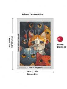 5D Custom Diamond Painting Kits, DIY Personalized Diamond Art Photo With Your Own Pictures, Customised Diamond Painting Kits Full Drill For Adults, Dog, Friends, Loves, Perfect For Room Decor.Custom Personalized 5D DIY Diamond Art Painting Kit, Custom Home Decor Diamond Art Painting, Unique Thanksgiving Valentine'S Day Gift - Multicolor - View 40