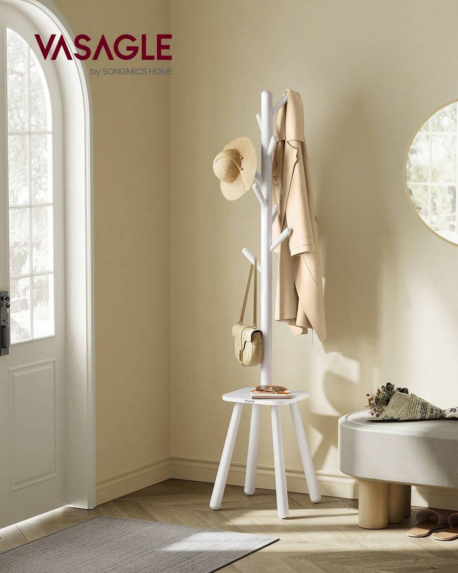 Coat Racks - Cloud White - View 1