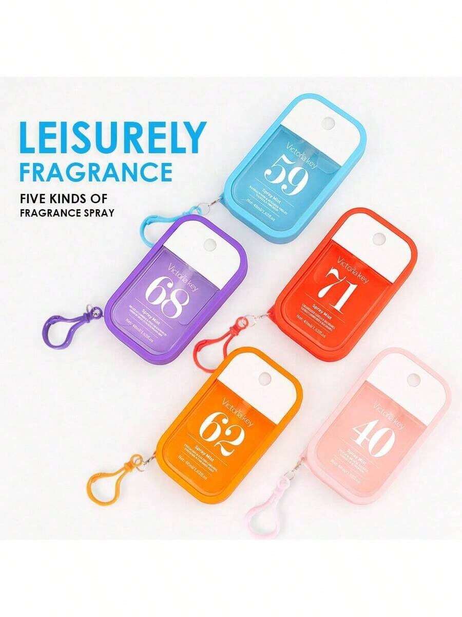 5pcs/Set Fragrance Mist Gift Set, Suitable For Indoor And Outdoor Use, Multi-Layered Scents With Lasting Fragrance, Featuring Elegant Notes Of Vanilla, Coconut, Floral, Citrus, Woody And Marine, Providing A Delightful Sensory Experience. Ideal For Dates, Parties, Gatherings, Travel, Vacation, Home, Hotel, Office And Other Occasions, A Perfect Gift For Family And Friends. - Coconut - View 1