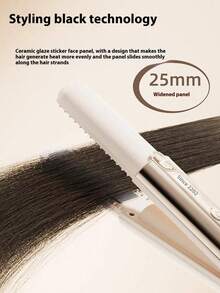 2-In-1 Straightener And Curler, Multi-Function Hair Straightener, 7 Adjustable Temperature Settings, LCD Digital Display, Long-Lasting Use, Compact & Convenient, USB Rechargeable, Suitable For Home, Travel, Salon Use, Gifts For Family And Friends - Multicolor - View 9