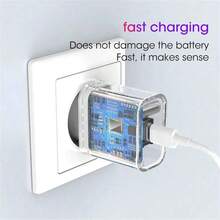 20W PD Fast Charger, Wall Charger Adapter + Magnetic USB-C Charging Cable Compatible With Apple Watch Series 11/SE 3/Ultra 3/Ultra 2/9/8/7/SE/6/5/4/3/2/1 - EU C Type Plug(220-240V) - View 5