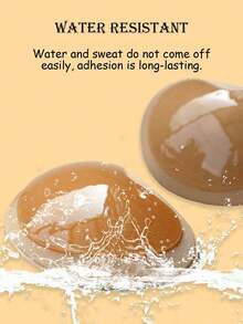 2Pairs Sticky Bra Inserts,Snowy Sticky Bra Inserts,Sticky Bra Push Up, Self Adhesive Pads Ultra Instant Lift Bra, Push Up Bikini Pads For Sports Bra Swimsuit. - 彩色 - 查看 6