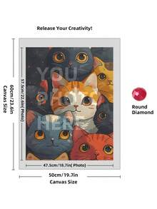 5D Custom Diamond Painting Kits, DIY Personalized Diamond Art Photo With Your Own Pictures, Customised Diamond Painting Kits Full Drill For Adults, Dog, Friends, Loves, Perfect For Room Decor.Custom Personalized 5D DIY Diamond Art Painting Kit, Custom Home Decor Diamond Art Painting, Unique Thanksgiving Valentine'S Day Gift - Multicolor - View 24