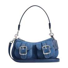 Coach Ashton 25 Women's Versatile Shoulder Crossbody Handbag CAK44SVIN - Indigo CAK44SVIN - View 1