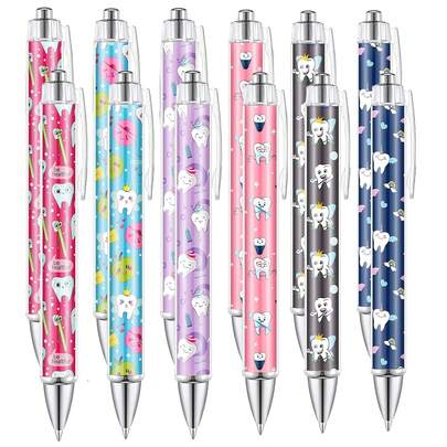 1/3/6 Pcs Dental Assistant Ballpoint Pens Tooth Pens Dental Hygienist Assistant Gift Funny Office Staff For Coworkers Women Doctor Nurse