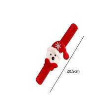 1 pièce Bracelet de Noël à claquer, cadeau de Noël, décoration de Noël, présent de Noël, bracelet à claquer de Noël classique