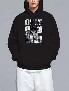 Men Zip-Up Hoodies - Black - View 1