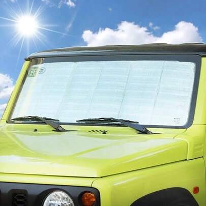 Parasol de Parabrisas Grueso para Jimny JB64 JB74W 2019 2020 2021 2022 2023 2024 2025 Reflector Plegable Parabrisas Delantero