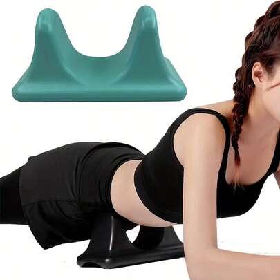 1 件符合人体工程学的腰部肌肉按摩器，适用于深层组织和下背部 - 耐用塑料手动家用按摩器，5 种颜色可选（黑色、绿色、蓝色、灰色、黄色） - 便携式设计，用于改善姿势和肌肉放松，肌肉按摩器，时尚的按摩工具，符合人体工程学的形状，坚固的按摩工具，手持式按摩器，轻便的按摩器，健身爱好者