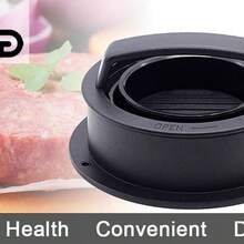 1 szt. Prasa do burgerów i papier do oddzielania kotletów, do kuchni w kamperze, prasa do burgerów, prasa do burgerów, prasa do cheeseburgerów, kreatywna prasa do burgerów, prasa do hamburgerów z powłoką nieprzywierającą, forma do robienia kotletów do mięsa, wołowiny, sera i warzyw