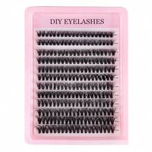 LIMEIKAI 240 Stücke gemischte Einzelwimpern (8-14mm): 12 Stücke/20 Stücke/30 Stücke Optionen, True Love & TUFF/SCREEN/EXTENSION Styles