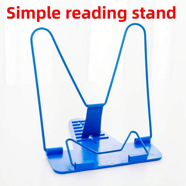 رف قراءة بسيط؛ حامل كتب متعدد الوظائف؛ حامل كتب طلابي إبداعي؛ رف قراءة ملون قابل للطي؛ حامل هاتف محمول وجهاز لوحي للمكتب؛ حامل كتاب الطبخ للمطبخ؛ قراءة للعمل والطلاب؛ استخدام عام للمنزل.