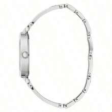 Guess 女士石英不锈钢三针腕表 Aurora 系列不锈钢表壳/防刮玻璃镜面 W1288L1 - 銀色 - 查看 5