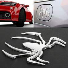 Spider Emblem Sticker For Car, Car Metal Badge Emblem Spider Shape 3D Car Decal Sticker - one-size - View 10