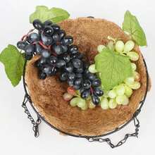 Artificial Fruit Grapes Plastic Fake Decorative Fruit Lifelike Home Wedding Party Garden Decor Mini Simulation Fruit - Multicolor - View 3