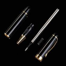 1 Timeless Black Heavyweight Ballpoint Pen - Comfortable Grip/Perfect For Business Tasks/Student Assignments And Daily Diaries/High-End Pen, Suitable For Office Workers And Learners